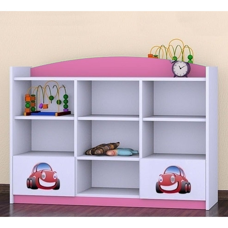Ingrid 92cm H X 129cm W Transportation Kids Cube, Pink