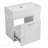 21.8 Inch Bathroom Vanity With Sink, Wall Mounted Floating Cabinet, One Big Drawer, Adjustable Shelf, Toilet Paper Holder, Soft-Close System, White-1012135622