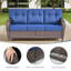 Ensemble de meubles de patio 6 pièces, ensemble de sièges d'extérieur toutes saisons avec chaises pivotantes-966774446