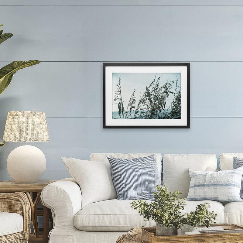 «Hidden Horizon View», reproduction encadrée sous verre, design par Seven Trees Design, H 17 po x l 23 po, Cadre noir minuit