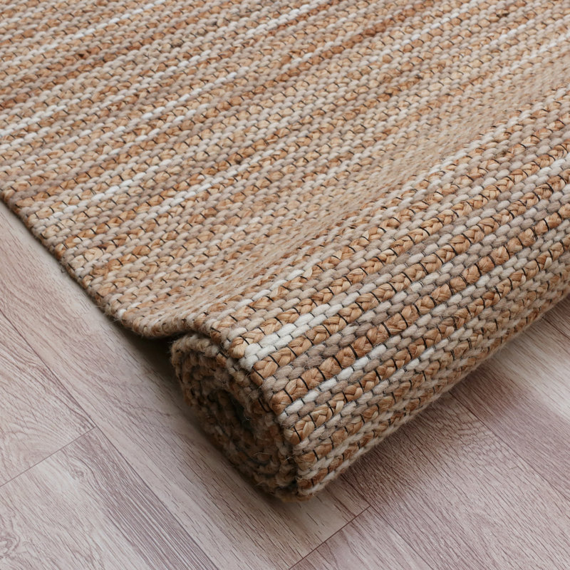 Tapis en jute tissé à la main Alcantera, Rectangle 9 pi x 12 pi