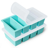 Silicone Freezer Tray For Sauce Cube: Silicone Freezing Tray For Broth Soup Storage - Freeze 250Ml 125Ml Souped Portion