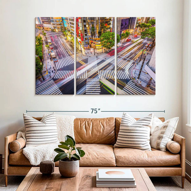 Nicci Ginza District Asia, 42" H x 65" W