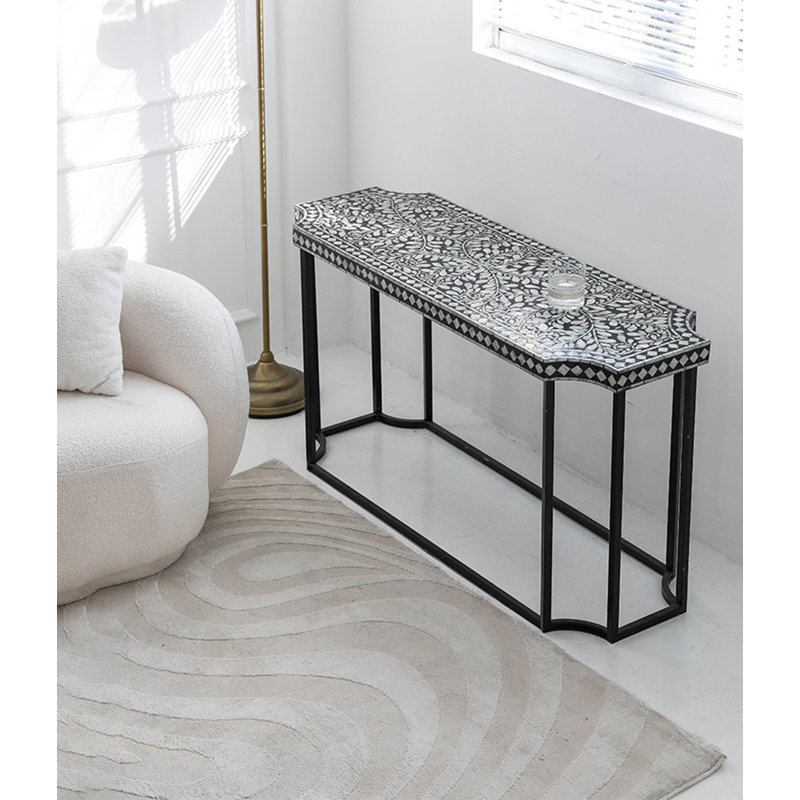 Console en métal Boho Coastal