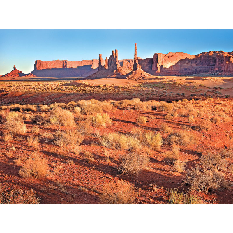 Late Evening Light On Monument Valley, Arizona Print by Bruce Heinemann, Wrapped Canvas, 24" H x 32" W