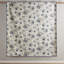 Courtepointe réversible en microfibre, bleu, avec coquillages assortis, tissu double / grand bleu et motif corail