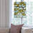 17.5"H Ginkgo Leaf-Stained Glass Window Panel