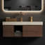 Meuble-lavabo mural simple 47,6 po avec 2 tiroirs flottants modernes en bois massif-1277092658-1297176549-1297176554