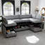 Canapé modulaire modulaire, siège convertible avec rangement, canapé-lit modulaire, combinaisons modulaires flexibles en tissu pour le salon-1732356023