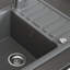 Dakota Fields Daramanivong 460mm W Single Bowl Granite Drop-In Kitchen Sink with 1 Faucet Hole-1835835844