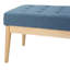  Banc rembourré en tissu Babbs, banc d'entrée, banc rembourré, banc en bois, banc moderne-33309378