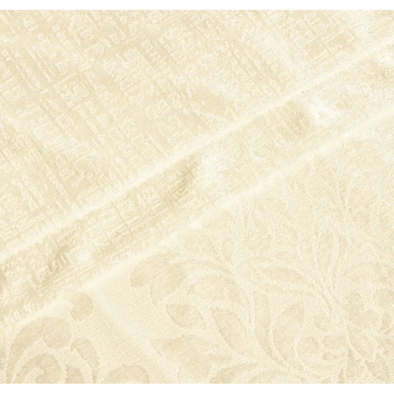 Polyester Duvet Cover Set with Pillow Shams Included, Cream, Double Duvet Cover + 2 Standard Shams 