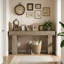 Console élégante, table d'appoint en bois-995862408