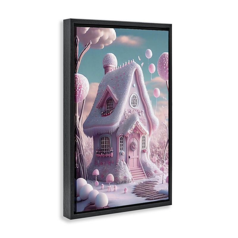 Cadre flottant Magicville, Cadre flottant noir de jais, H 25 po x l 17 po