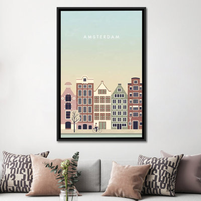 « amsterdam », impression sur toile