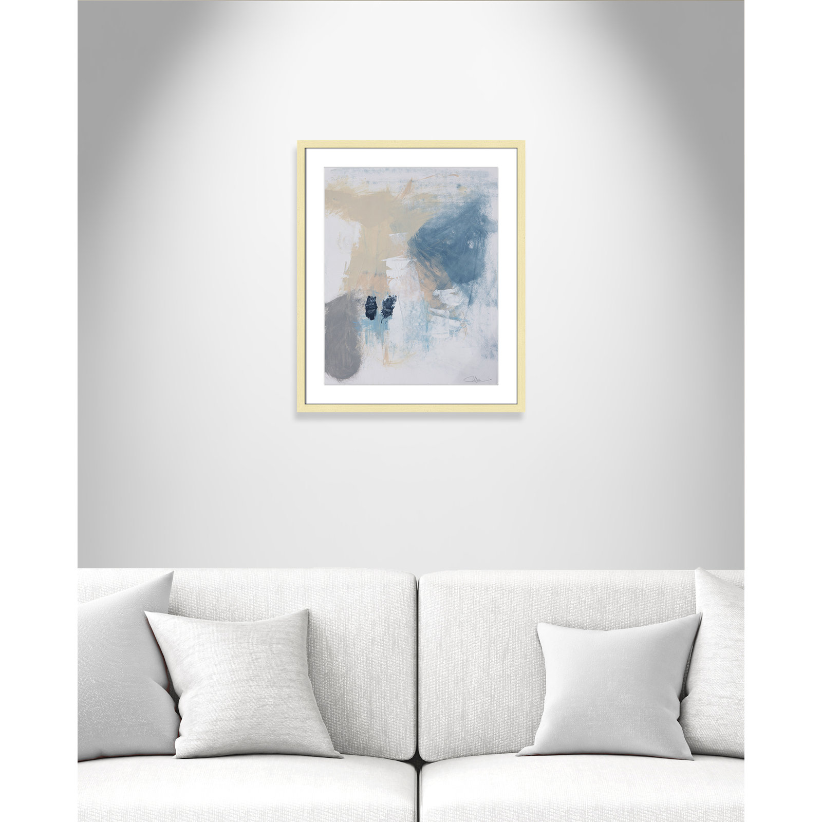 Coastal Carnival II Print by Casa Fine Arts, White, 25.5" H x 21.5" W x 1.25" D, Gold Single Picture Framed Paper