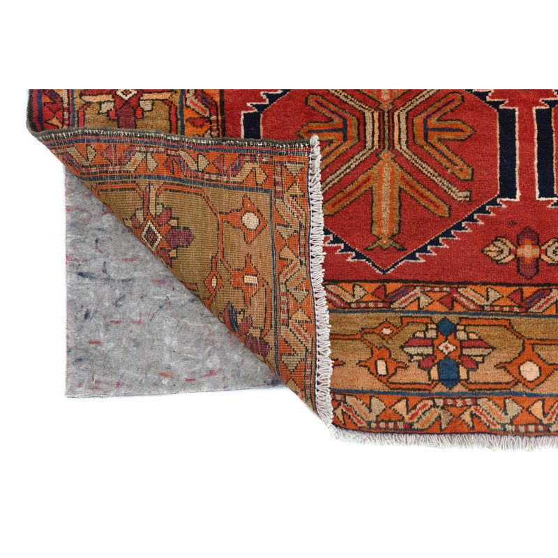 Tapis de couloir oriental rouge 5 x 13 One-of-a-Kind Tribal