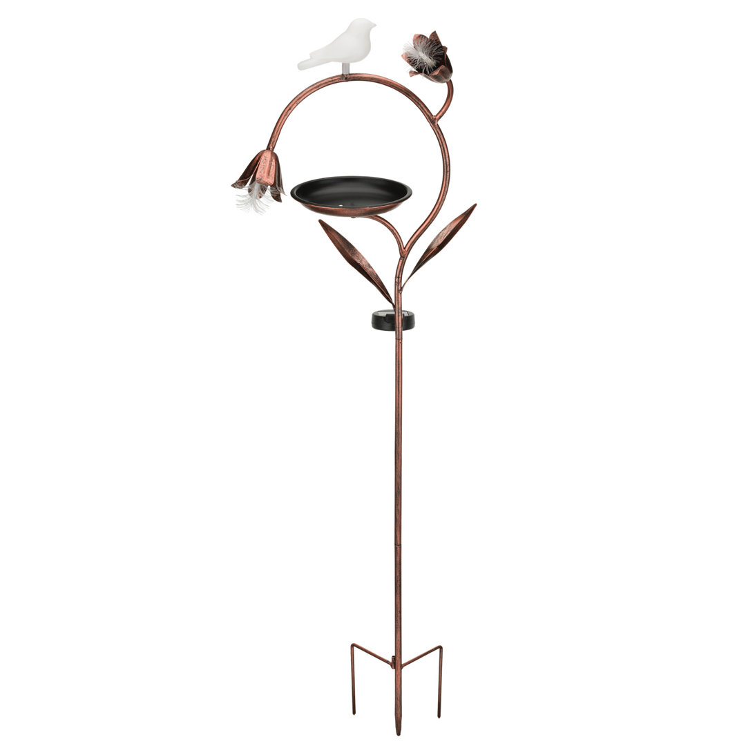 Illuminate Solar Birdfeeder Stake - Flowers Regal Art & Gift