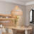Boho Rattan Pendant Light Fixture for Dining Room