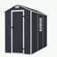 Outdoor Storage Shed with single door, window and vent