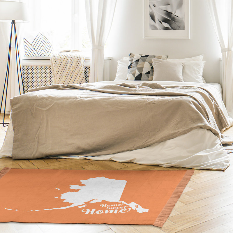 Tapis de zone orange juneau home