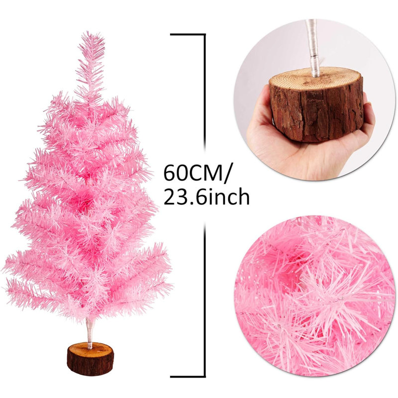 Artificial Tree Stand For Max. Tree Height Under 6 Ft., Pink