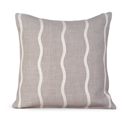 Infinite Burlap Throw Pillow