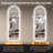 Arched Led Wall Mirror With Dual Light Modes Dimmable Brightness & Hd Shatter-resistant Glass