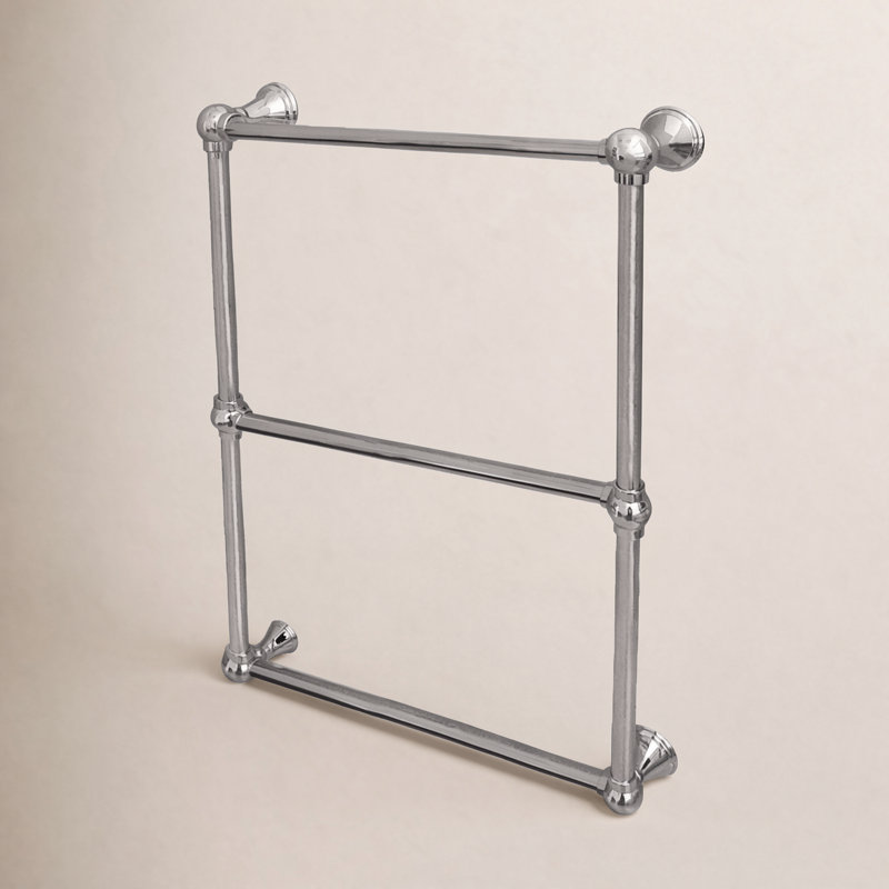 Kingston Brass Maximilien 24-Inch Wall Mount 3-Bar Towel Rack, Chrome