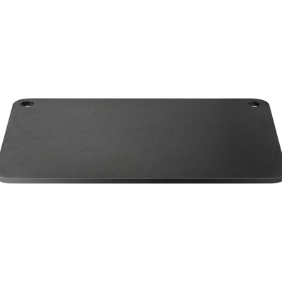 Pierre à cuisson en acier au carbone de 3/8 po d'épaisseur, 20 po x 14 po, pré-assaisonnée, haute conductivité, robuste, trou pour le pouce pour une plaque de transport rapide et facile, surface lisse, four idéal