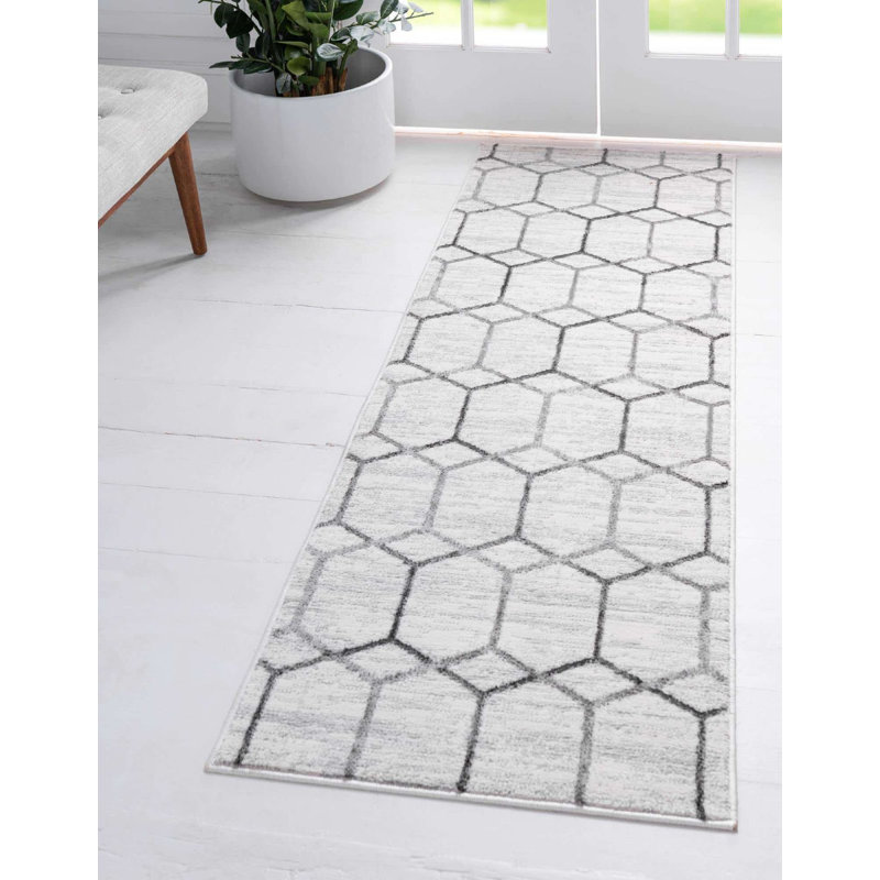 Clidy Abstract Indoor Rug, Runner 3' x 10'