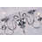 5-Light Chrome Chandelier With Clear Crystals And A White String Shade