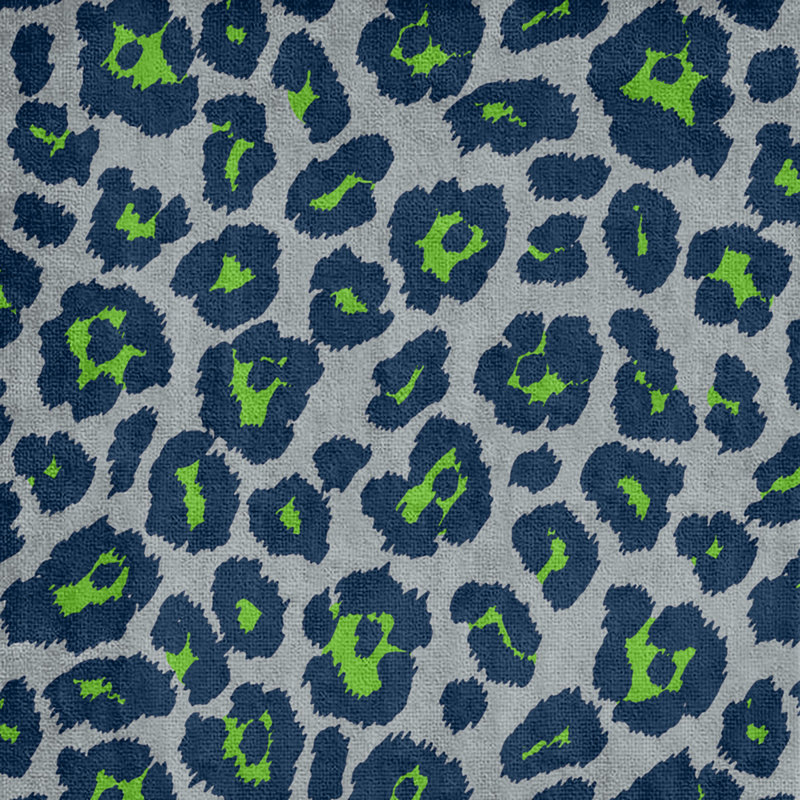 Holderness Beach Towel, Polyester/Cotton Blend, Wolf Grey/Action Green/College Navy