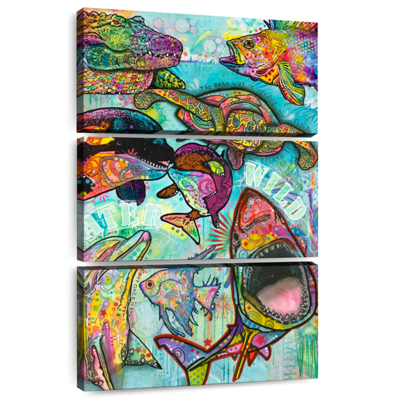 Brampt Water Wild, 45" H x 28" W