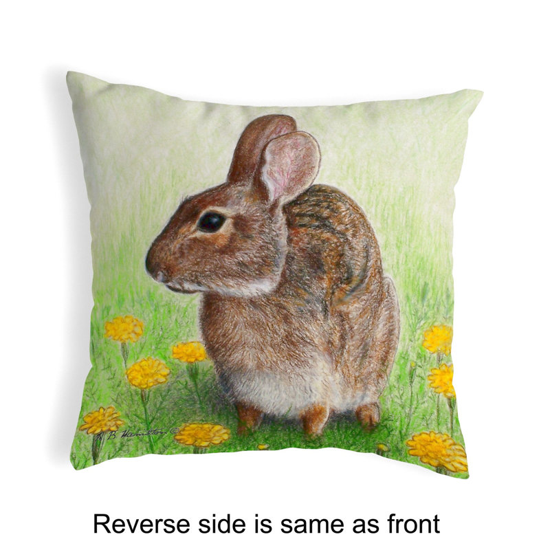  Housse et insert de coussin carré extérieur Rabbit