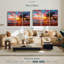 «Sunset Island» sur toile-748872872
