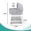 Sweetli Nurture Bassinet - Denim Melange-61771769
