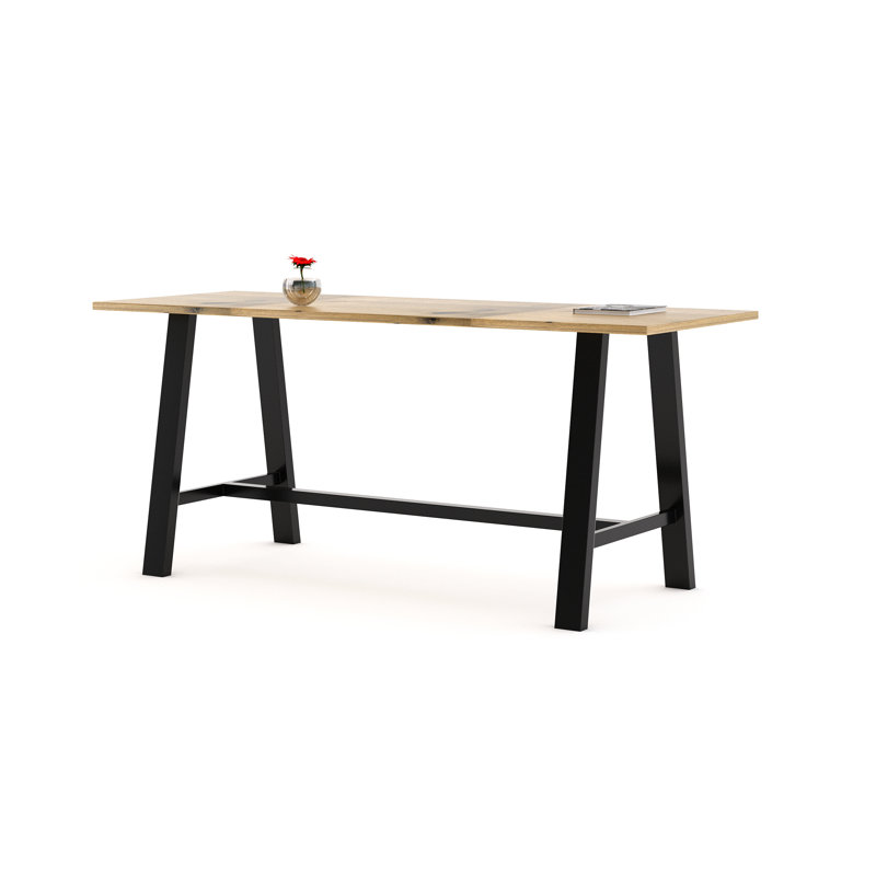 Midtown Solid Wood Breakroom Table, 41" H x 84" L x 42" W, Natural