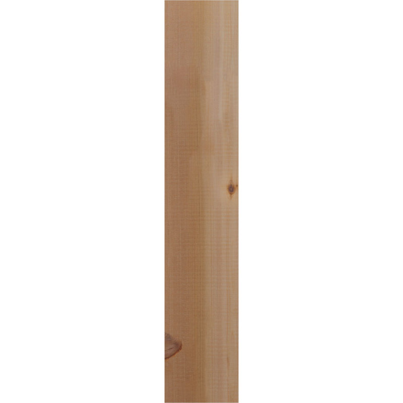 Yorkshire Yorktown avec plaque arrière, H 30 po x l 5,5 po x P 14 po, Cèdre rouge, Lisse