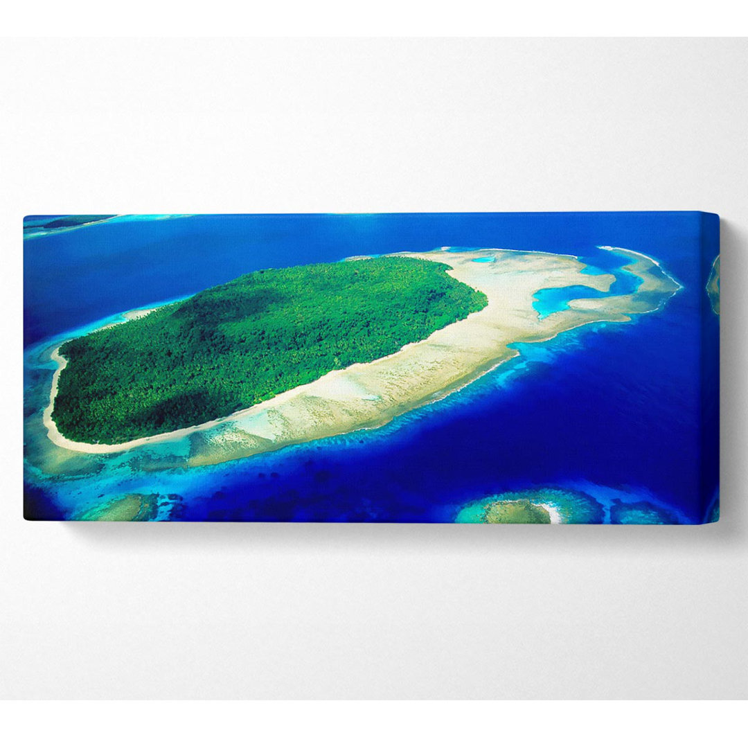 Paradiesinseln Panoramaleinwand