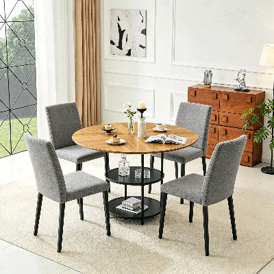 Ensemble de table de salle à manger pour 4 personnes Bonelli