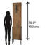 Bedford Park 76" Wood Floor Clock