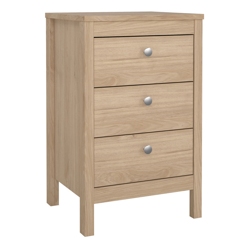 Reeni 43.8cm W Manufactured Wood Bedside Table, Brown