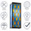 Applique murale d'extérieur en vitrail de style mission 16 lumières 16,25 "- River of Goods