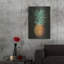 Art mural luxueux en métal «Vintage Pineapple 2» par Wild Apple, 24 po x 36 po-644589402