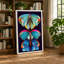 Jewelled Butterflies Geometric - Print-136738256-136738258