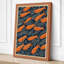 Swimming Fish Pattern Coastal - Wrapped Canvas-766556608-766556635