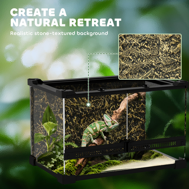 Reptile Box, 20cm H x 30cm W x 20cm D 