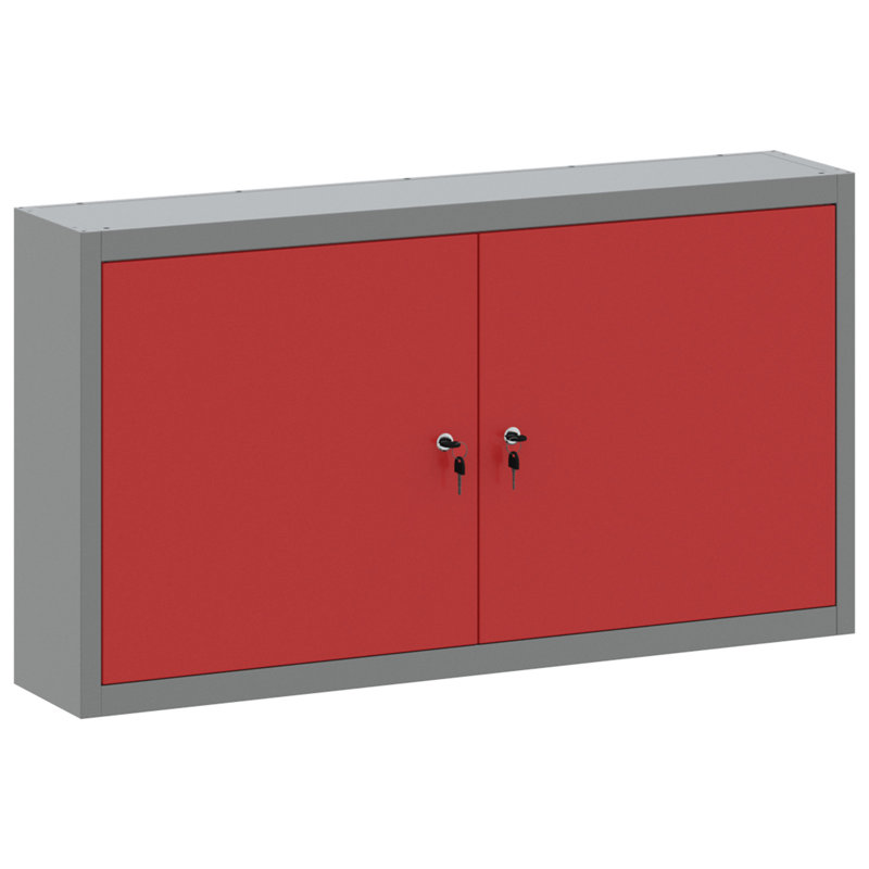 Tool Cabinet Grey, Red Cold-Rolled Steel 100 X 20 X 55 Cm