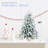 Flocked Tabletop Christmas Tree